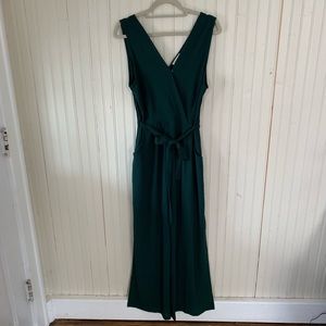 Emerald Green Jumpsuit (New W/O Tags!)